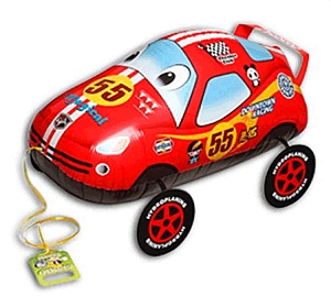 Sétáló lufi - versenyautó