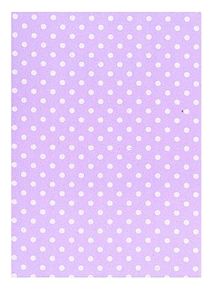 Junior A/4 színes habszivacs-lap - pöttyös