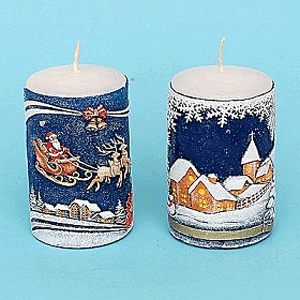Karácsonyi gyertya (többféle) - 57641
