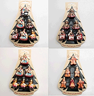 Karácsonyfadísz 6 db/csomag - CBK880044A