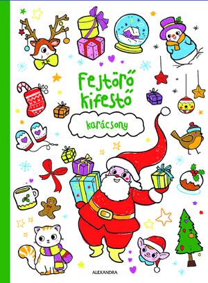 Fejtörő kifestő - Karácsony