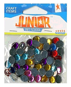 Junior hobbikellék - ovális cirkonok (80 db)