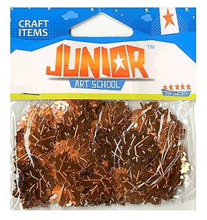 Junior hobbikellék - flitter (falevelek)