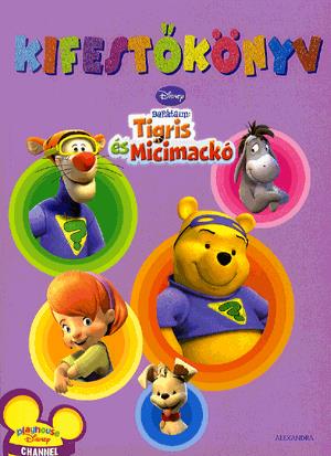 Kifestőkönyv - Barátaim: Tigris és Micimackó