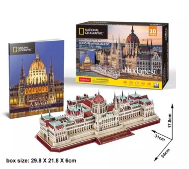 Budapest, A Magyar Parlament épülete - 3D puzzle