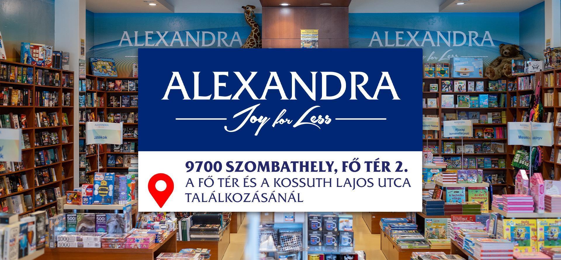 Új fejezet kezdődik Szombathelyen: megnyílik az Alexandra Joy for Less könyvesbolt!