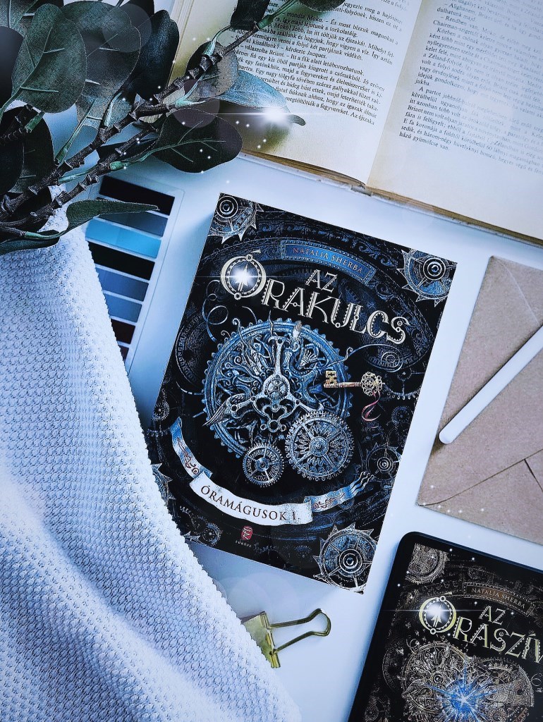 Natalia Sherba: Az órakulcs
Könyvértékelés: 5⭐️/ 3,5⭐️
Képzeld el, hogy egy nap kiderül: az idő nemcsak láthatatlanul pereg, hanem titokzatos erők formálják, őrzik és irányítják. Egy világ, ahol mind